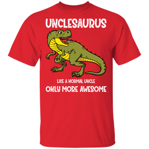Unclesaurus Uncle Saurus T Rex Like A Normal Uncle Only More Awesome G500 5.3 oz. T-Shirt