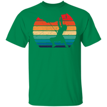 Load image into Gallery viewer, Rock Climbing Retro Moon Mountain Climber Gift G500 5.3 oz. T-Shirt
