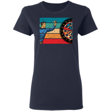 Load image into Gallery viewer, Men&#39;s Retro Dart Gift For Darts Player Dartboard G500L Ladies&#39; 5.3 oz. T-Shirt
