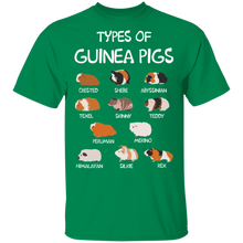 Load image into Gallery viewer, Types of Guinea Pigs Guinea Gift G500 5.3 oz. T-Shirt
