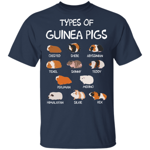 Types of Guinea Pigs Guinea Gift G500 5.3 oz. T-Shirt