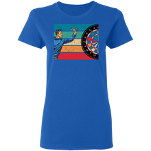 Load image into Gallery viewer, Men&#39;s Retro Dart Gift For Darts Player Dartboard G500L Ladies&#39; 5.3 oz. T-Shirt
