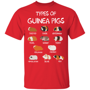 Types of Guinea Pigs Guinea Gift G500 5.3 oz. T-Shirt