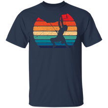 Load image into Gallery viewer, Rock Climbing Retro Moon Mountain Climber Gift G500 5.3 oz. T-Shirt
